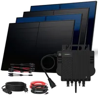 Sunniva Balkonkraftwerk Full Black Bifazial 2000 W inkl. GROWATT