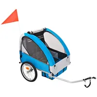 VidaXL Lastenanhänger Blau/Grau