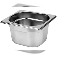 TRIZERATOP Gastro Behälter, Gastronomiebehälter Edelstahl GN 1/6 176x162mm |