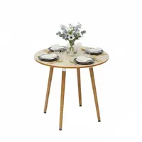 Relaxdays Esstisch 80 x 75 cm bronze