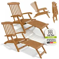 Juskys Evia Sonnenliege 196 x 54 x 95 cm