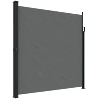 VidaXL Seitenmarkise 200 x 500 cm grau Polyester