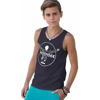 Chiemsee Tanktop "BASIC", Jungen, Gr. 152/158, blau (marine), Jersey,