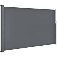 Juskys Seitenmarkise Dubai 300 x 190 cm Grau