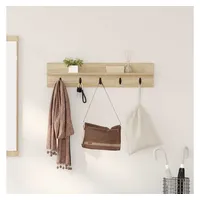 VidaXL Garderobenständer Sonoma Eiche 80 x 10,5 x 18