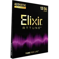 ELIXIR Attune Phosphor Bronze Acoustic Guitar Strings, Medium 13-56