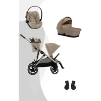 Cybex retail gmbh Gazelle S LUX Travel System Almond