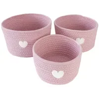 Intirilife Aufbewahrungskorb Set 3-teilig 24 x 14 x 12,5
