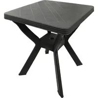 Mojawo Gartentisch 70 x 70 x 72 cm Rot