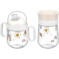Mepal Kindergeschirr & Kinderbesteck, Mio Trinklernbecher Antitropf & 360°