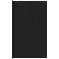 VidaXL Zeltteppich 400x500 cm Schwarz
