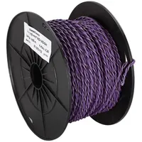 ACV Electronic ACV Lautsprecherkabel verdrillt 2x0.75mm2 violett/violettschwarz