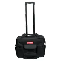 Stier Werkzeugtrolley Premium+ leer schwarz 19 Fächer