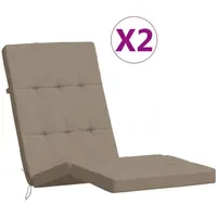 VidaXL Liegestuhl Auflagen 2 St. 0 x 0 x