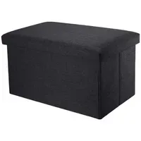 Intirilife Sitzbank Faltbar Diamant Schwarz 49 x 30 x
