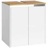 Vicco Waschbeckenunterschrank, Viktor, Weiß/Artisan, 60.2 x 65 cm, mit