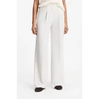 Boss Wide Leg mit Bundfalten Modell 'TIWI2', Offwhite, 44