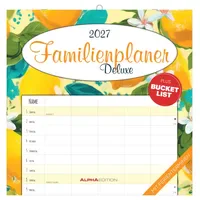 Neumann Familienplaner Deluxe 2027 Weiß