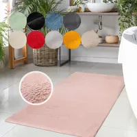 Carpet City Badteppich Rosa 40 x 60 cm