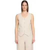 Cartoon Blusentop mit Streifen Beige 38