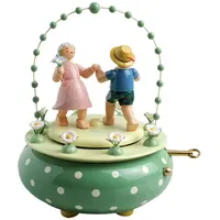 Wendt & Kühn Spieldose Zwei Tänzer im Bogen mehrfarbig