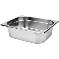 TRIZERATOP Gastro Behälter, Gastronomiebehälter Edelstahl GN 1/2 Tiefe 100mm,