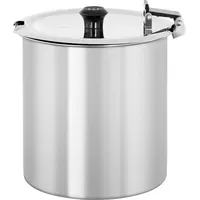 Royal Catering Suppentopf elektrisch Suppenkessel Edelstahl Stahl rot beschichtet