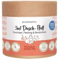Puremetics 3in1 Dusch-Fluff Pfirsich & Grüner Tee 250 g