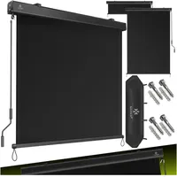 Kesser Senkrechtmarkise Außenrollo 200 x 250 cm Schwarz