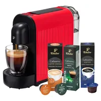Tchibo Cafissimo NOW rot inkl. 30 Kaffeekapseln