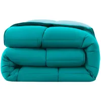 Wometo Steppbett Wende-Design ca. 135x200 cm – türkis &