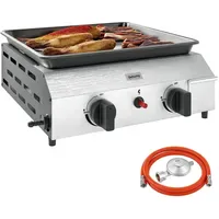 Outsunny Gasgrill bunt/silberfarben