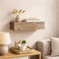 Hti-Living Wandregal 40 x 0 x 0 cm Artisaneiche/Blau