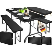 Kesser Bierzeltgarnitur 3-tlg. Schwarz
