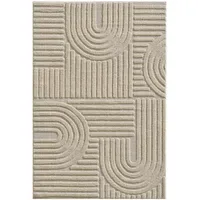 KADIMA DESIGN Teppich Beige, 140x200 cm, – Böden, Teppiche,
