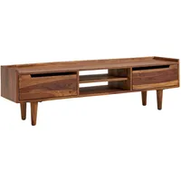 FineBuy Lowboard 145 x 43 x 35 cm Braun