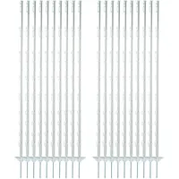 ELECTRA Kunststoffpfahl 150 cm Weiß