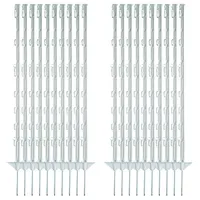 ELECTRA Kunststoffpfahl 105 cm Weiß