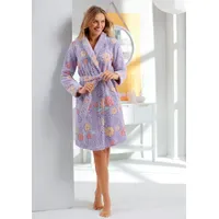 Feel Good Bademantel FEEL GOOD Lavendel/Koralle 48/50