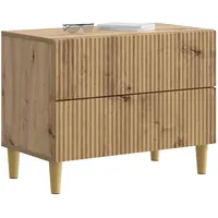 VidaXL Nachtschrank Artisan-Eiche 62 x 34,5 x 48 cm