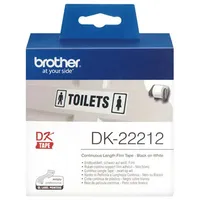 Brother Universaletiketten DK22212 Weiß 62 mm x 15,24 m