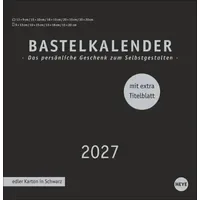 Heye Premium-Bastelkalender schwarz groß 2027