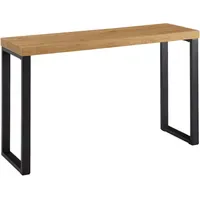 Wohnling WL6.570 Konsolentisch 120x39x75,5cm Eiche-Dekor/Schwarz