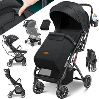 Kidiz Kinderwagen Schwarz