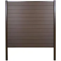 MCW Windschutz 190 x 0 cm Braun WPC