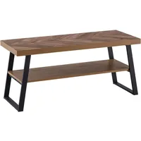 FineBuy Schuhbank 100 x 41 x 40 cm Eiche
