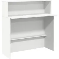VidaXL Empfangstresen Weiß 180x50x103,5 cm Holzwerkstoff
