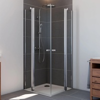 Breuer Elana 6 Eckeinstieg 100 x 100 cm silber