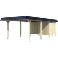SKANHOLZ Skan Holz Carport Wendland mit Abstellraum 409 x