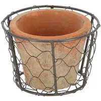 Esschert Design Übertopf 12,1 x 12,1 x 8,2 cm